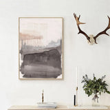 Janu Brown Abstract Janu Canvas