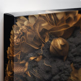 Fille aux fleurs d'or