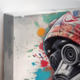 فن الشارع للرجل المmasked