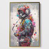 فن الشارع للرجل المmasked