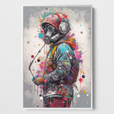 فن الشارع للرجل المmasked