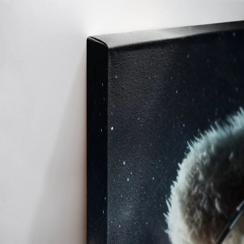 Janu Astronaut Bear Janu Canvas