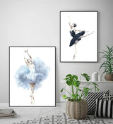 Janu Dancing Ballerinas Janu Canvas