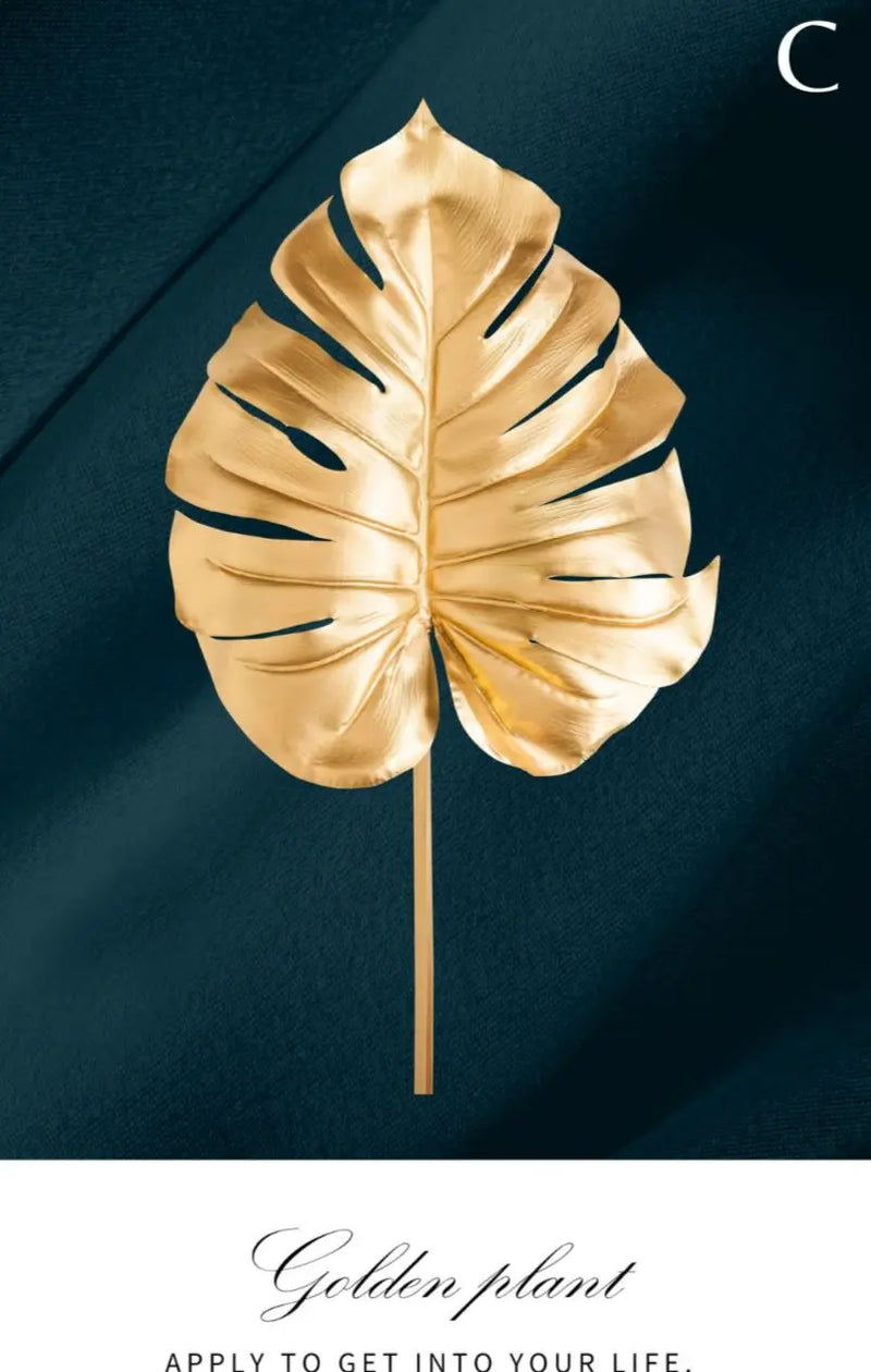 Janu Golden Leaves I Janu Canvas